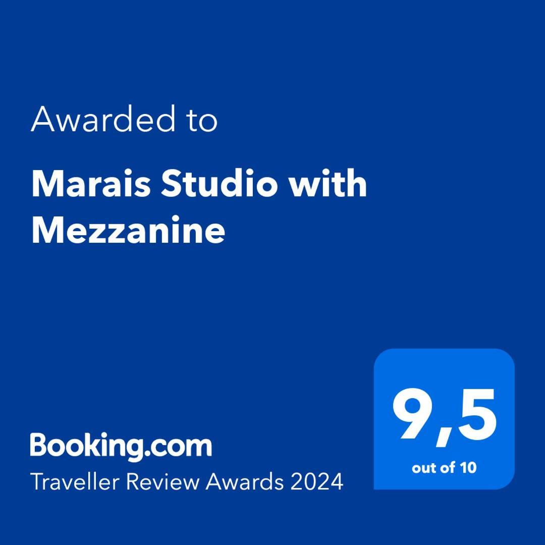 Marais Studio With Mezzanine Paris Luaran gambar