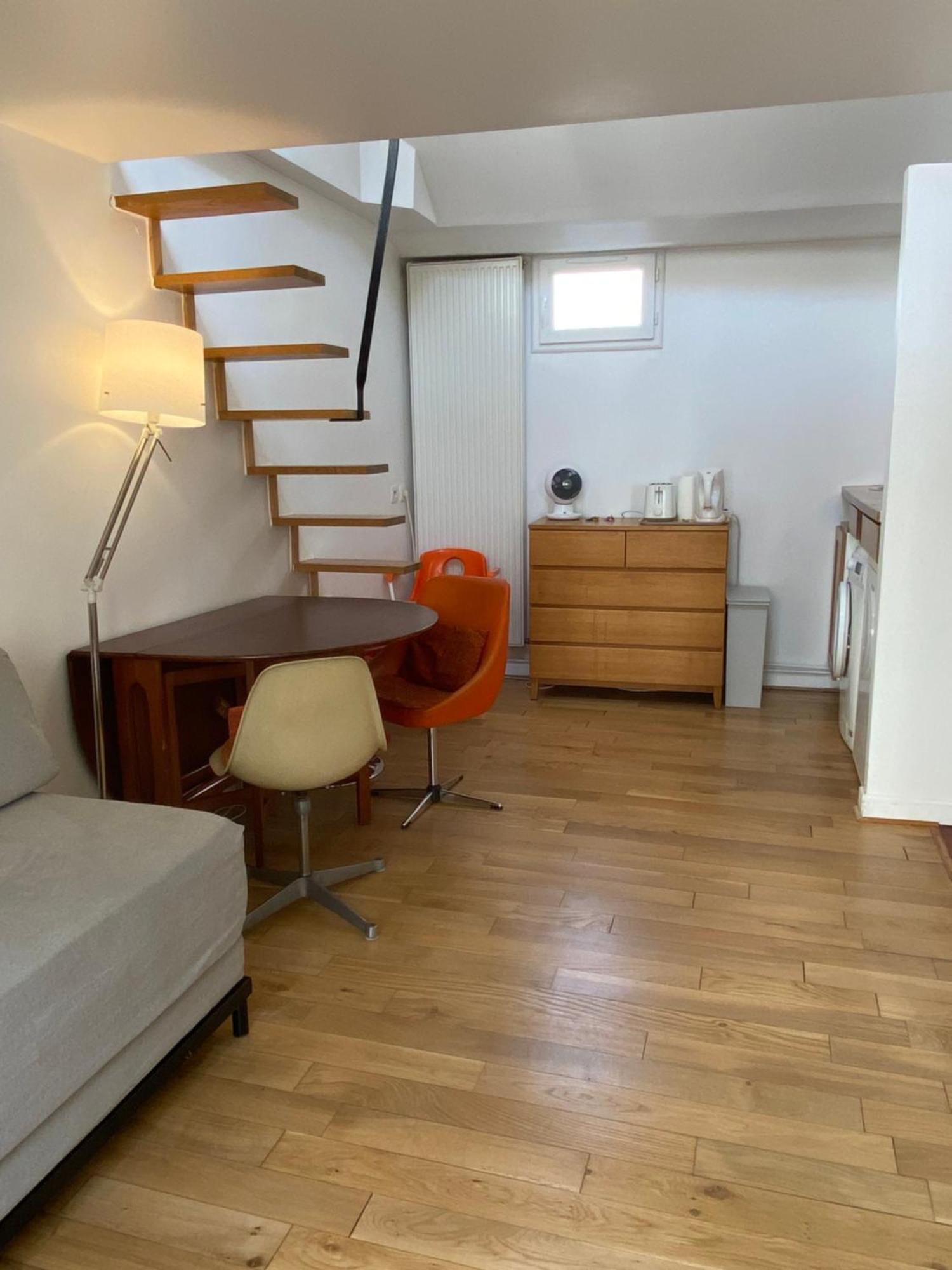 Marais Studio With Mezzanine Paris Luaran gambar